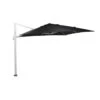 Garden Impressions Zweefparasol Hawaii Big Pole 350x350 - Wit - Zwart