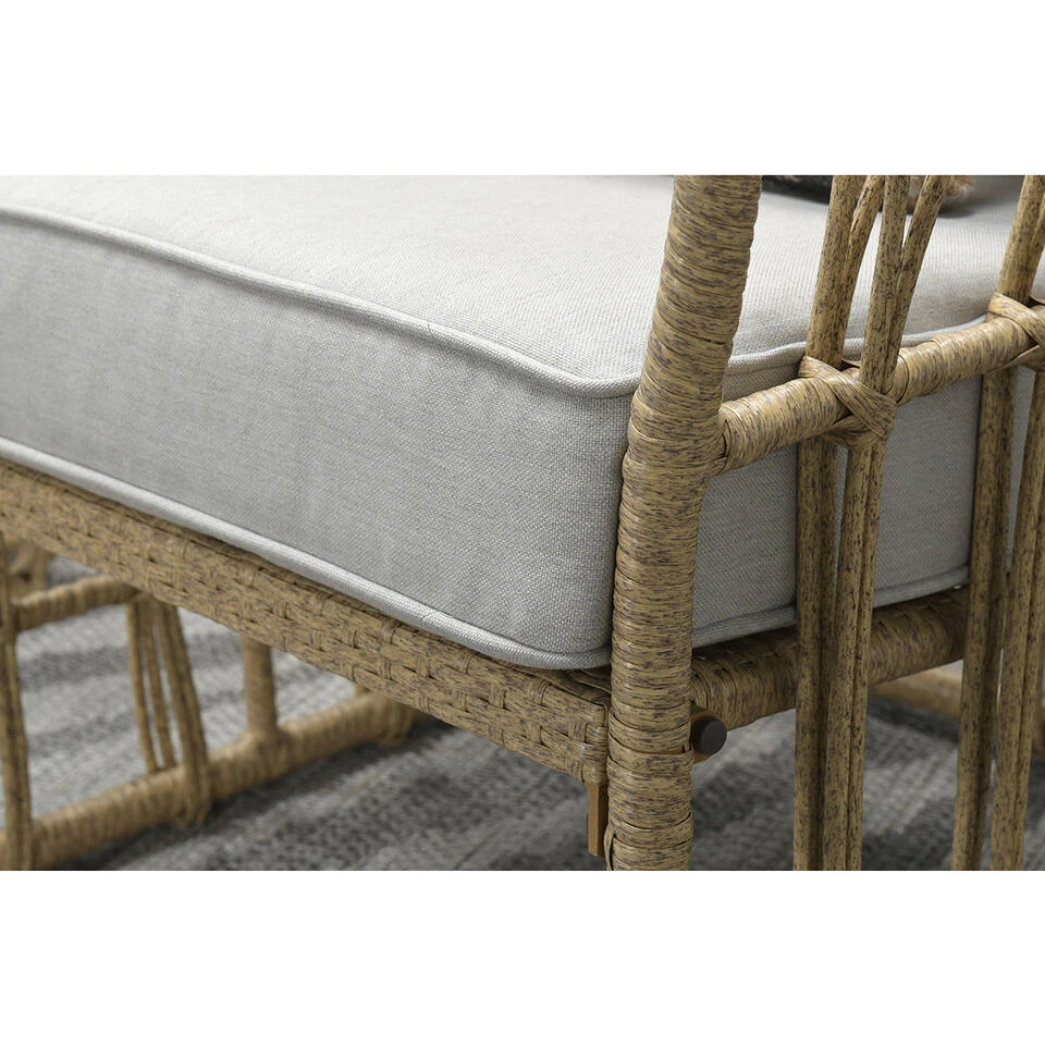 Garden Impressions Japur Loungeset 3-delig - Natural Rotan 6 Garden Impressions Japur Loungeset 3-delig - Natural Rotan - Afbeelding 4