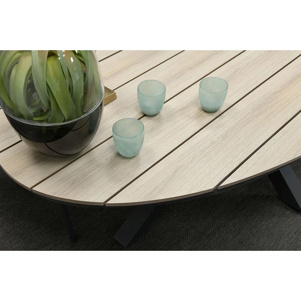Garden Impressions Tulli Tuintafel 200x115 Cm - Donker Grijs 5 Garden Impressions Tulli Tuintafel 200x115 Cm - Donker Grijs - Afbeelding 3
