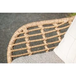 Castello Lounge Fauteuil - Light Teak Look - Natural Rotan-merino Sand -Leenbakker 1711a2d0ff474f9ca630f22bc14bc8fb