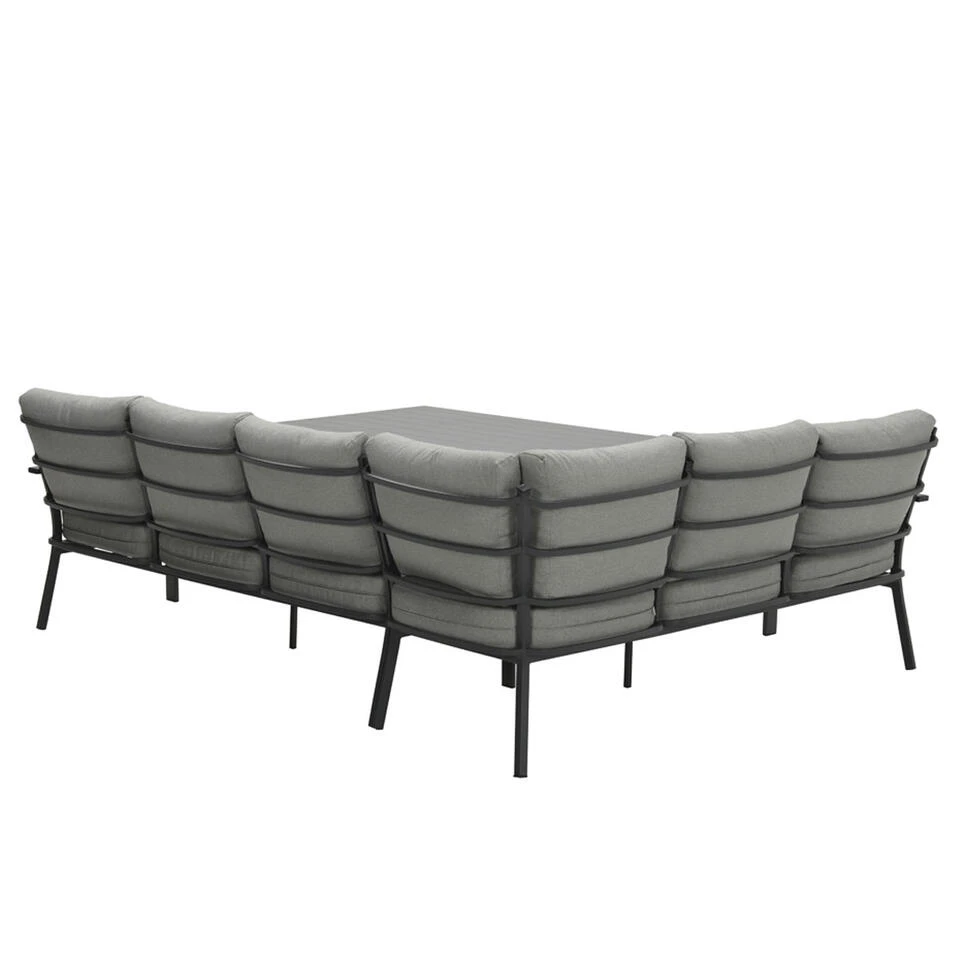 Garden Impressions Senja Lounge Dining Set 3-delig Links - D. Grijs 6 Garden Impressions Senja Lounge Dining Set 3-delig Links - D. Grijs - Afbeelding 4