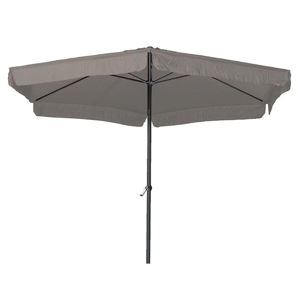 Garden Impressions Delta Parasol Ø300 - Taupe 4 Garden Impressions Delta Parasol Ø300 - Taupe - Afbeelding 2