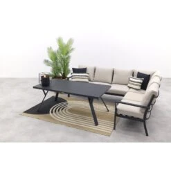 GI Sergio Lounge Dining Set 3-delig - Links - Black/Copper -Leenbakker 18b07f0a515d40a5901413d2f926dbf9