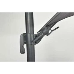 Garden Impressions Hawaii Big Pole Parasol 350x350 - D. Grijs - Zwart -Leenbakker 1982785367 0103