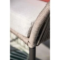 Andorra Fauteuil - Incl. Voetenbank - C. Black - Rope Taupe - Sand -Leenbakker 1e9083d632c6438aa3ea4eb04b10d21a