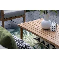 Sardinia Loungeset - 4-dlg. - Light Teaklook - Sand - Dark Sand -Leenbakker 1ea68549cbf749a882677097d643e1c9