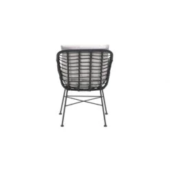 Set Van 4 - Garden Impressions Margriet Tuinstoel - Zwart/Zand -Leenbakker 23ffffe79e734d329e109680bd0d9bec