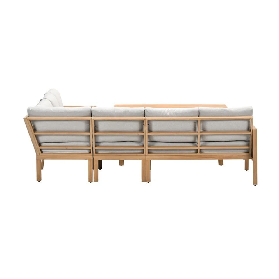 Decala Lounge-diningset -5-delig-aluminium-light Teak Look-desert Sand 15 Decala Lounge-diningset -5-delig-aluminium-light Teak Look-desert Sand - Afbeelding 13