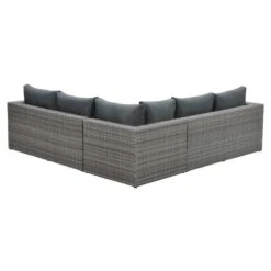 Orangebird Loungeset - 4-delig - Organic Grey - Reflex Black -Leenbakker 293b188db3af467e9e21e8ee9f3bcb97
