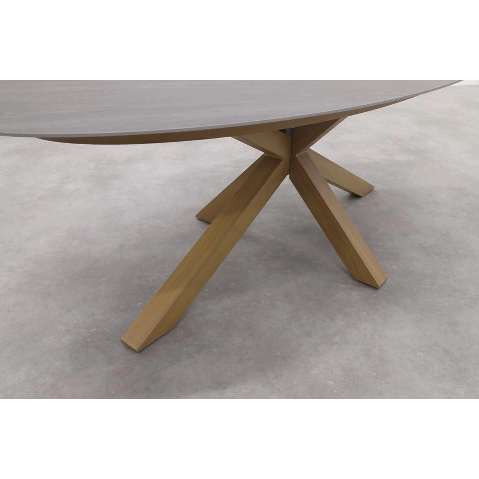 Scotland Tafel - 230x115 Cm - Light Teaklook - Centostone Napoli Sand 14 Scotland Tafel - 230x115 Cm - Light Teaklook - Centostone Napoli Sand - Afbeelding 12