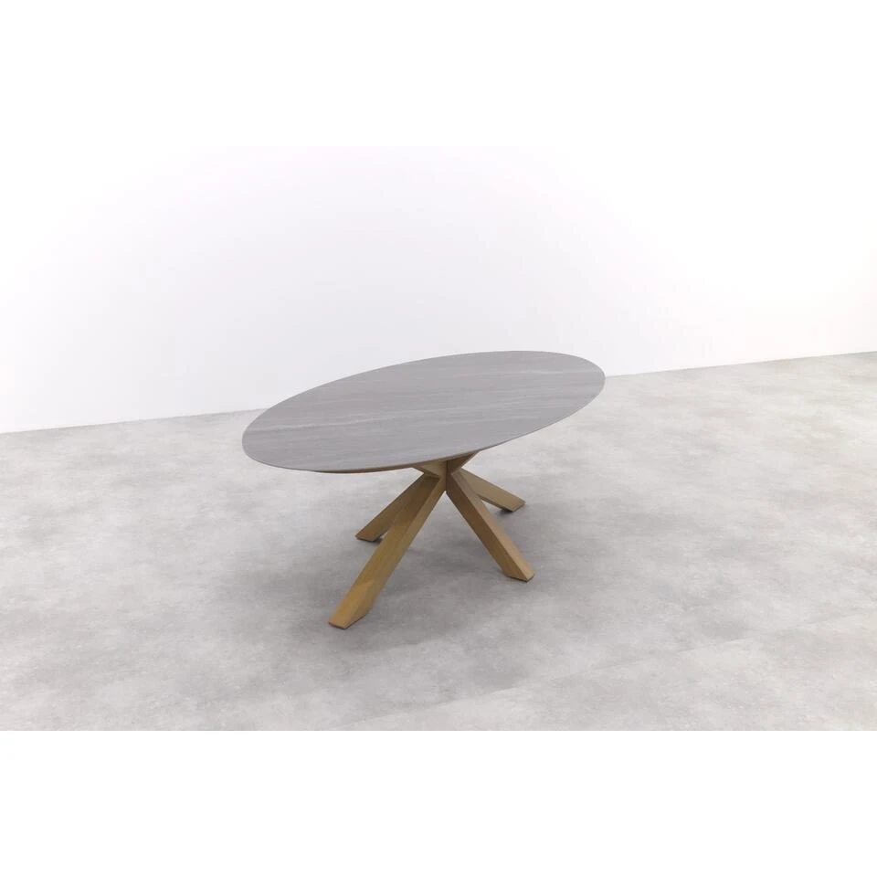 Scotland Tafel - 230x115 Cm - Light Teaklook - Centostone Napoli Sand 10 Scotland Tafel - 230x115 Cm - Light Teaklook - Centostone Napoli Sand - Afbeelding 8