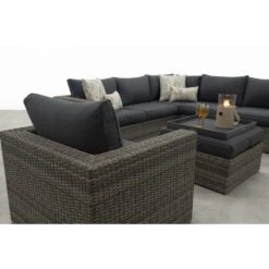 Atlanta Wicker Loungeset 5-delig – Organic Grey - Garden Impressions 23 Atlanta Wicker Loungeset 5-delig – Organic Grey - Garden Impressions -Leenbakker 447eb41fb580469eb20164bd76e42637