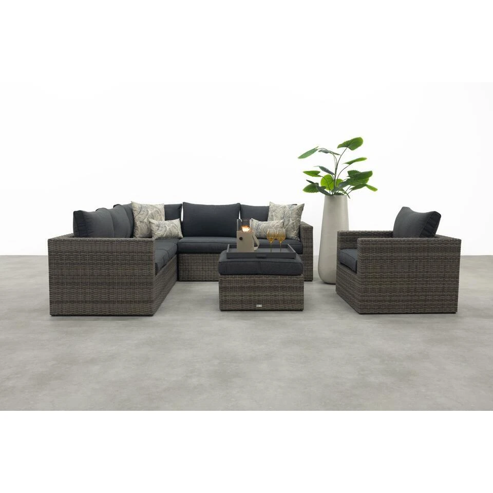 Atlanta Wicker Loungeset 5-delig – Organic Grey - Garden Impressions 5 Atlanta Wicker Loungeset 5-delig – Organic Grey - Garden Impressions - Afbeelding 3
