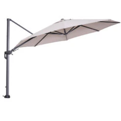 Garden Impressions Hawaii Zweefparasol Ø350 Cm - Frame Carbon Black - Doek Zand -Leenbakker 53fb33e3adef417db59dcbefac117ea1