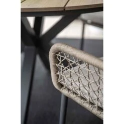 Toledo Dining Fauteuil - Carbon Black - Taupe - Valley Sand -Leenbakker 589882d6ffa44fd58c880cc43d6498e1