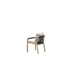 Monti Dining Fauteuil - Light Teaklook - Rope Lava Zwart - Gobi Sand -Leenbakker 5a0e6179841e4e1592475f0affd71512