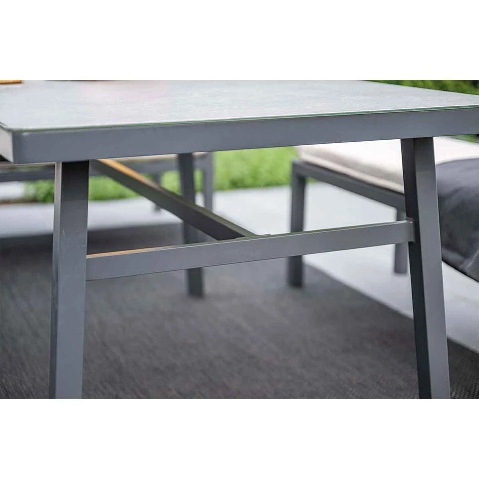 Corsica Lounge-diningset - 4-dlg - Rechts - Carbon Black - Desert Sand 11 Corsica Lounge-diningset - 4-dlg - Rechts - Carbon Black - Desert Sand - Afbeelding 9