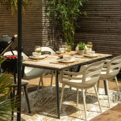 Garden Impressions Penedo Tuintafel 160x90 Cm - Light Teak Vironwood -Leenbakker 6ac10167d96b4e06a69d55a4723d706d