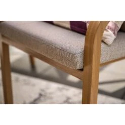 Monti Dining Fauteuil - Light Teaklook - Rope Lava Zwart - Gobi Sand -Leenbakker 6b7571a1dad241789ecbdf6ee059b926