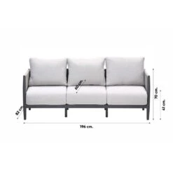 GI Diamo Stoel/bank Lounge-diningset (4-delig) - Carbon Black/Zand -Leenbakker 6c29f99bb4884ce6a7e2a5677a2a19d5 1