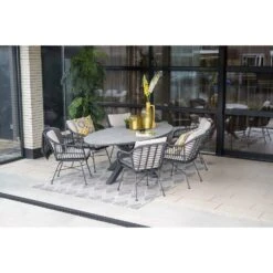 Set Van 6 - Garden Impressions Margriet Tuinstoel - Zwart/Zand 24 Set Van 6 - Garden Impressions Margriet Tuinstoel - Zwart/Zand -Leenbakker 75dcfe7dcfef488cbe2b98e6ca3d826f