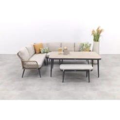 GI Allasio Lounge-dining Hoekset (6-delig) - Carbon Black/Zand -Leenbakker 7afac6bdd48a4373a01956916560b503