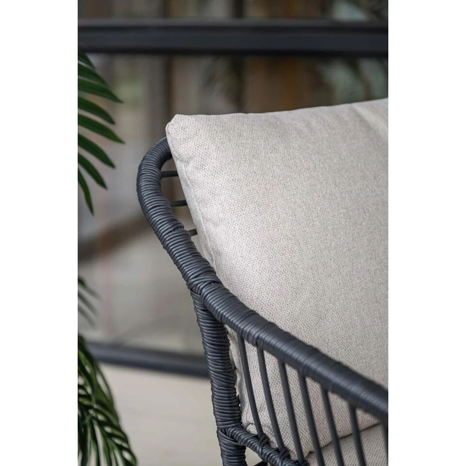 Set Van 6 - Garden Impressions Margriet Tuinstoel - Zwart/Zand 15 Set Van 6 - Garden Impressions Margriet Tuinstoel - Zwart/Zand - Afbeelding 13