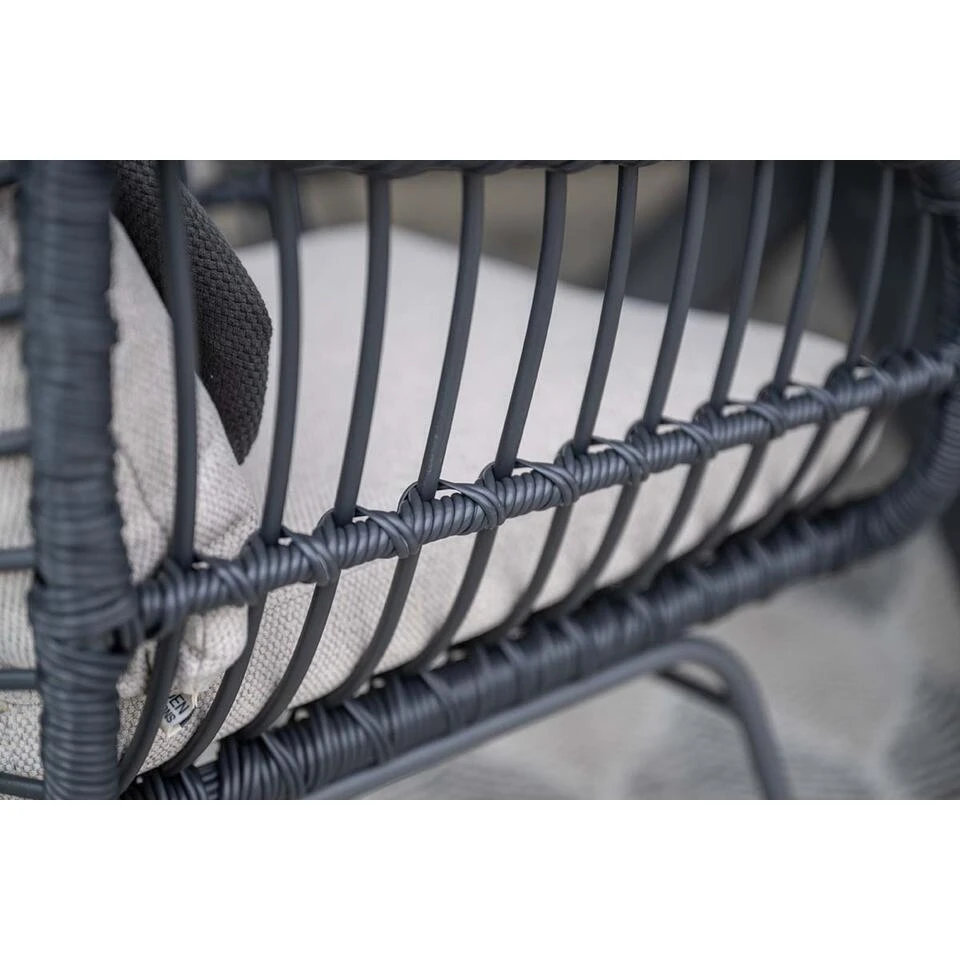 Set Van 6 - Garden Impressions Margriet Tuinstoel - Zwart/Zand 13 Set Van 6 - Garden Impressions Margriet Tuinstoel - Zwart/Zand - Afbeelding 11