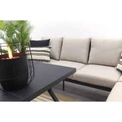 GI Sergio Lounge Dining Set 3-delig - Links - Black/Copper -Leenbakker 9933004b3123498395ec87cdc14a606d