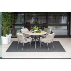Toledo Dining Fauteuil - Carbon Black - Taupe - Valley Sand -Leenbakker 9c597e40d08d45a58515d5856812d3aa