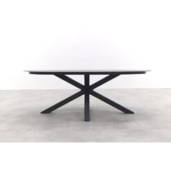 Scotland Ovale Tuintafel Centostone 220 X 115 Cm. - Marmerlook Wit -Leenbakker a0199a1d14ef49669a0cc1c9fbb33bf6