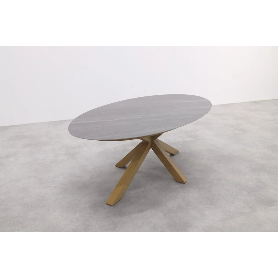 Scotland Tafel - 230x115 Cm - Light Teaklook - Centostone Napoli Sand 11 Scotland Tafel - 230x115 Cm - Light Teaklook - Centostone Napoli Sand - Afbeelding 9