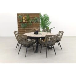 Jasmine Natural / Garden Impressions Edison 148 Cm. - Ronde Tuinset 18 Jasmine Natural / Garden Impressions Edison 148 Cm. - Ronde Tuinset -Leenbakker a42a763c441547e081ba06648a73496d