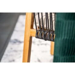 Monti Dining Fauteuil - Light Teaklook - Rope Lava Zwart - Gobi Sand -Leenbakker a663d087d3ab442f845b31249c3301a4