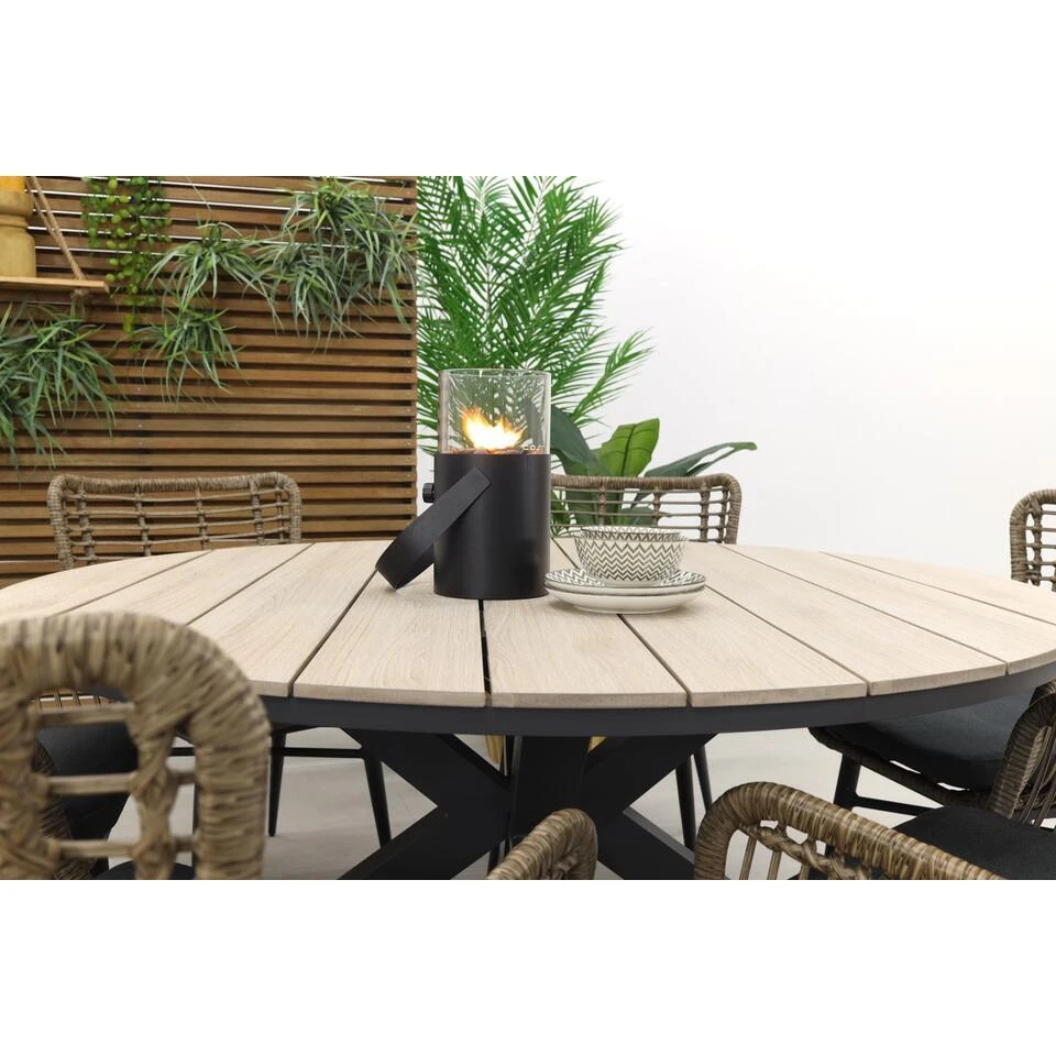 Jasmine Natural / Garden Impressions Edison 148 Cm. - Ronde Tuinset 9 Jasmine Natural / Garden Impressions Edison 148 Cm. - Ronde Tuinset - Afbeelding 7