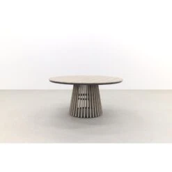 Trinxa Ronde Tuintafel Ø148 Cm. - Lichtgrijs -Leenbakker c07940a8296940398e1c100fc60873a2