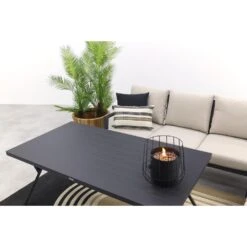 GI Sergio Lounge Dining Set 3-delig - Links - Black/Copper -Leenbakker c2b1ae2587874069b717c90ad9cb6d92