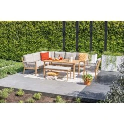 Sardinia Lounge-diningset - 5-dlg. - Light Teaklook - Sand - Sand 25 Sardinia Lounge-diningset - 5-dlg. - Light Teaklook - Sand - Sand -Leenbakker c6e12a7346be4629a9acd35064505f77