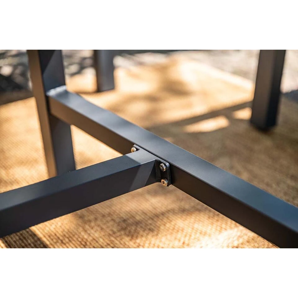 Elati Lounge-dining Sofa Set-4-dlg.-c. Black - Sand - Light Teaklook 13 Elati Lounge-dining Sofa Set-4-dlg.-c. Black - Sand - Light Teaklook - Afbeelding 12