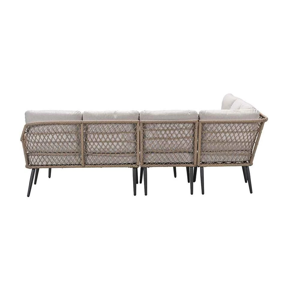 Allasio Lounge-dining Hoekset - 5-dlg. - C.black - Desert Sand - VW 10 Allasio Lounge-dining Hoekset - 5-dlg. - C.black - Desert Sand - VW - Afbeelding 8