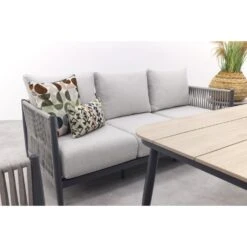 GI Diamo Stoel/bank Lounge-diningset (4-delig) - Carbon Black/Zand -Leenbakker d4de4494cbc242629ade989d87682ffa