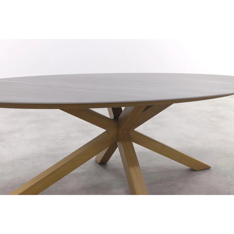 Scotland Tafel - 230x115 Cm - Light Teaklook - Centostone Napoli Sand 13 Scotland Tafel - 230x115 Cm - Light Teaklook - Centostone Napoli Sand - Afbeelding 11