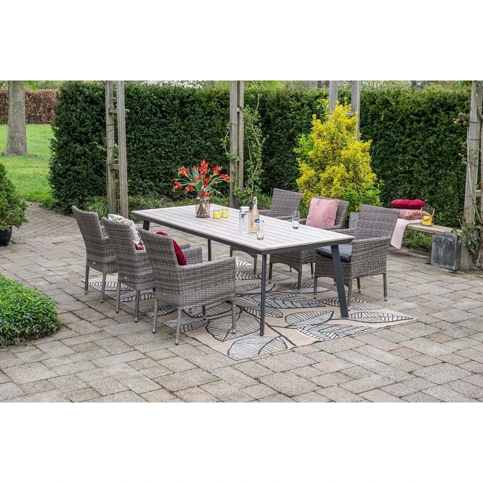 Garden Impressions Penedo Tuintafel 230x100 Cm - Light Teak Vironwood 4 Garden Impressions Penedo Tuintafel 230x100 Cm - Light Teak Vironwood - Afbeelding 2