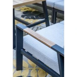 Elati Lounge-dining Hoekset-5-delig-c.black - Sand - Light Teaklook -Leenbakker fc3caa49d9a446dba6090582c6a64def